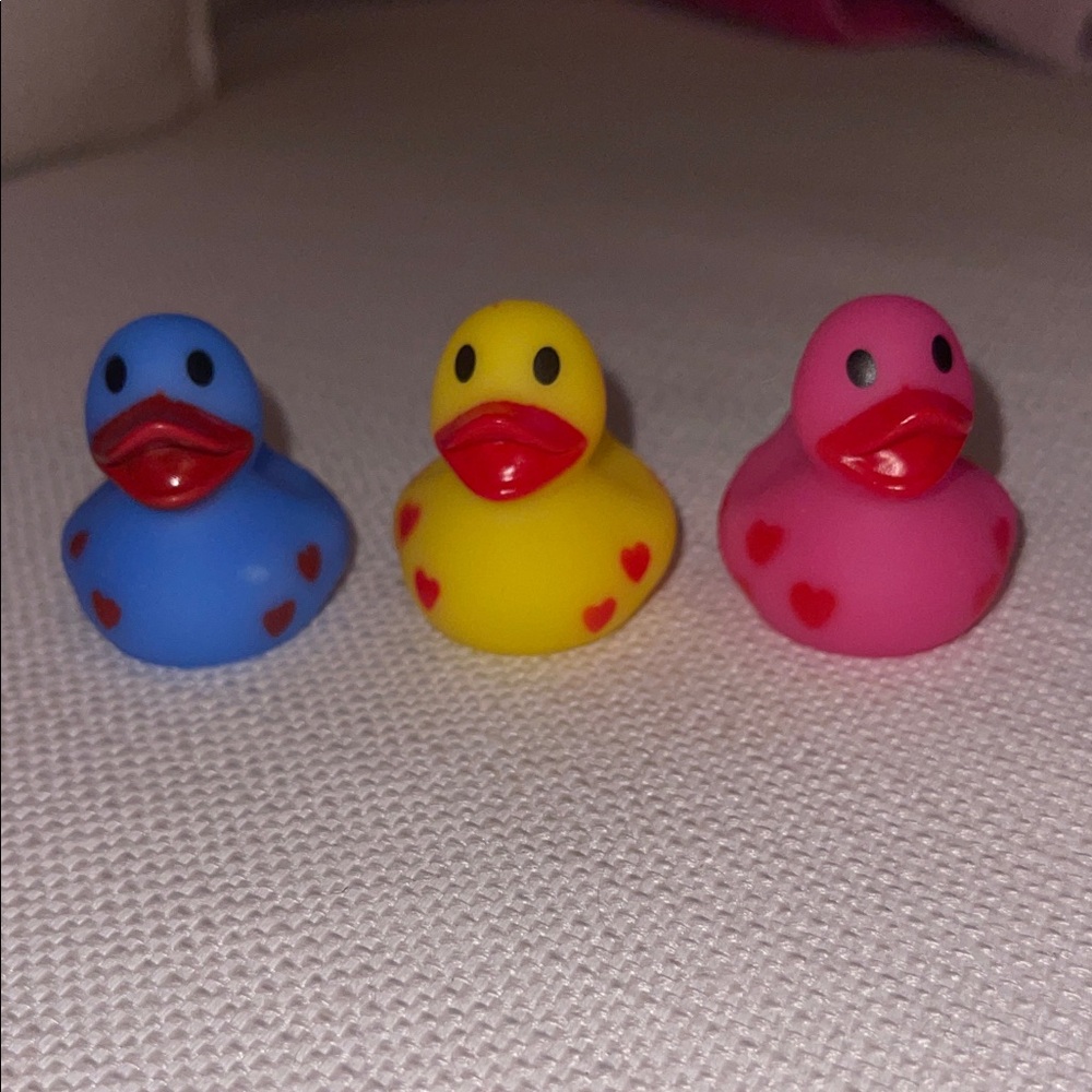 Colorful Rubber Duck Toy Set NEW